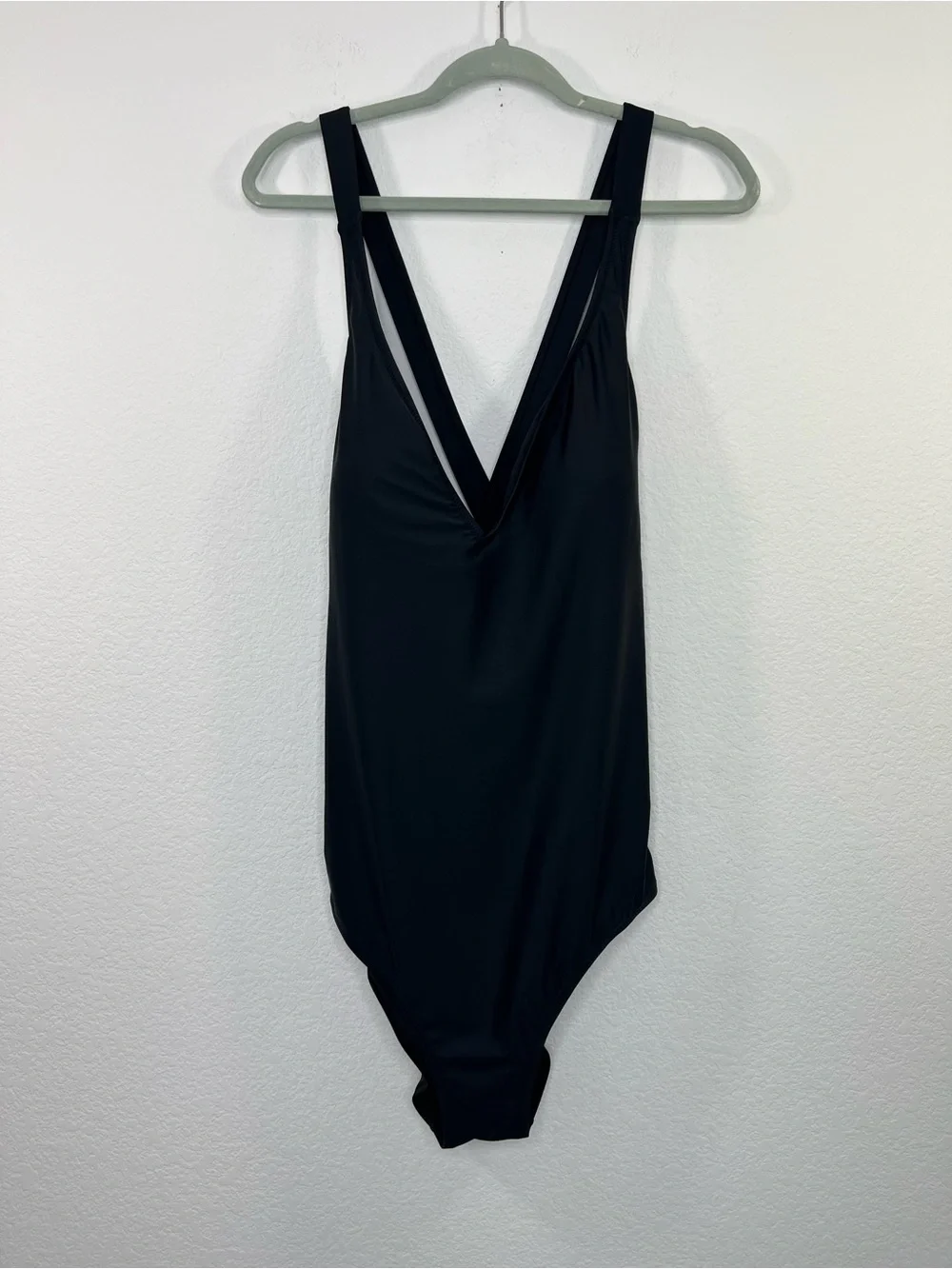 J.Crew‎ DD plunge one-piece swimsuit Black size 16